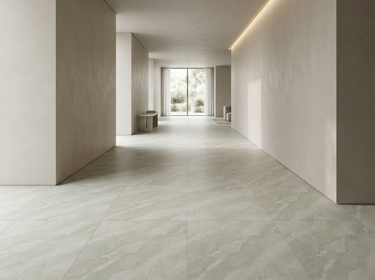 Ash Stone tiles installed