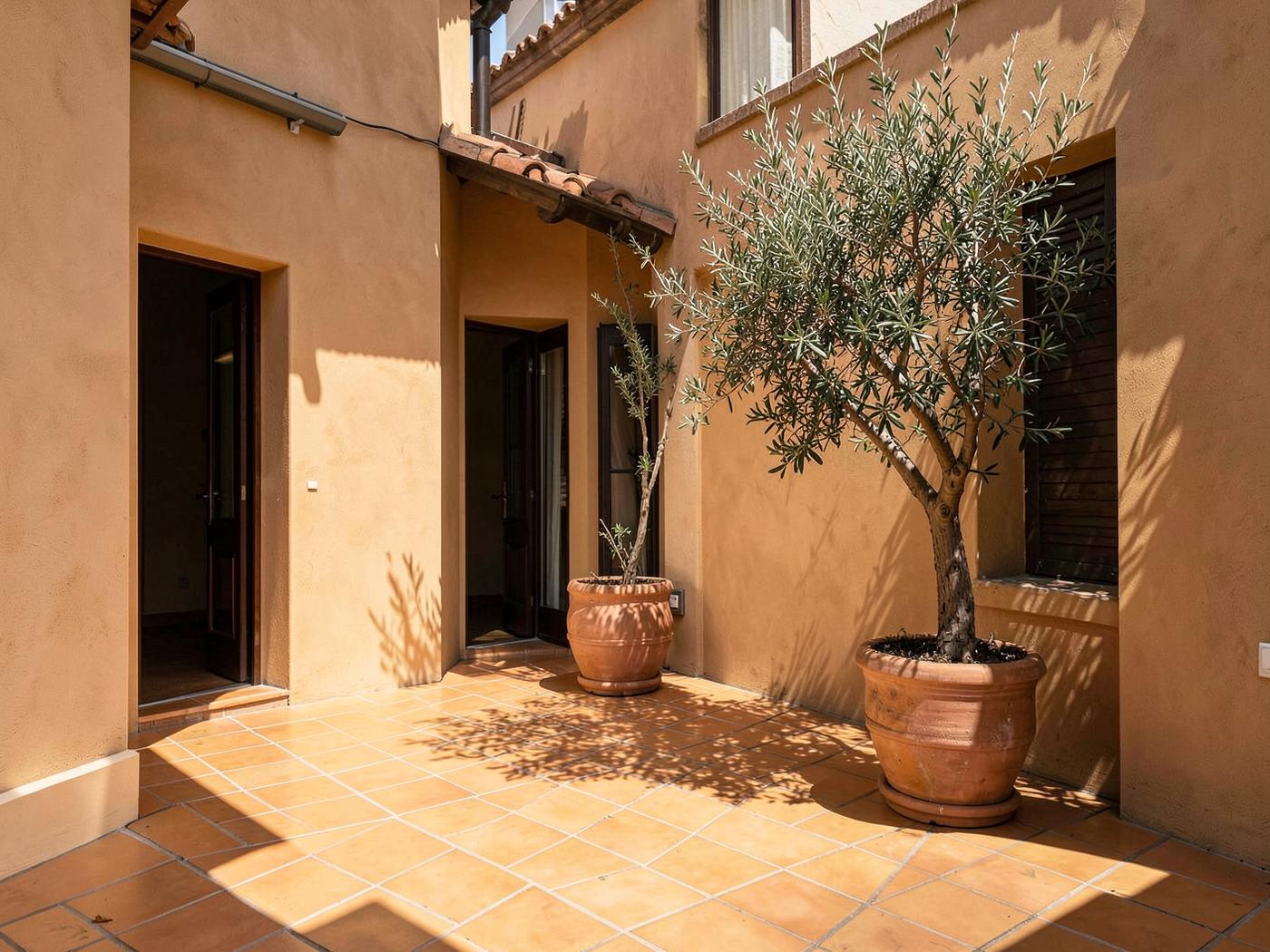 Ochre Clay tiles installed