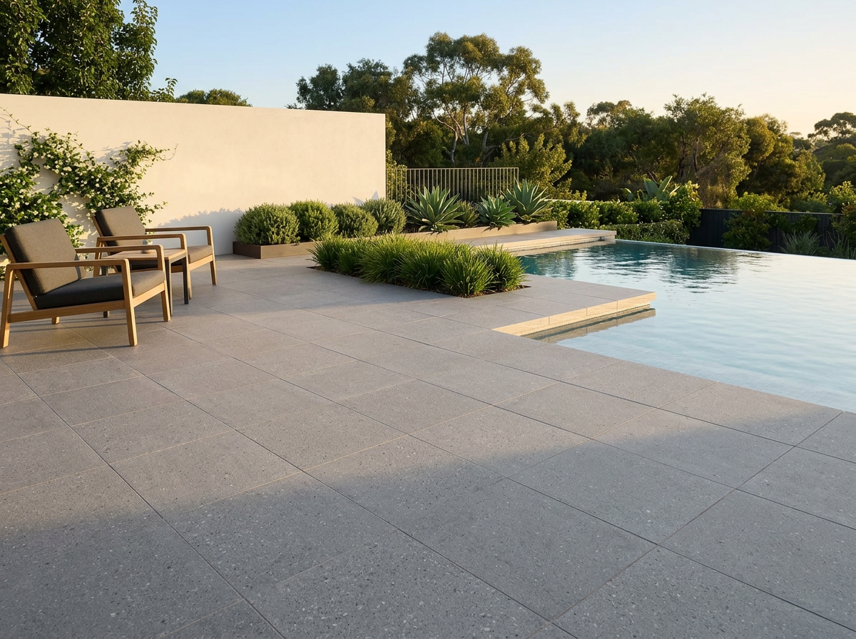 Quarry Grey Paver outdoor visualiser